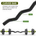 Rubber Coated Use Dumbbell Barbell Set free weights